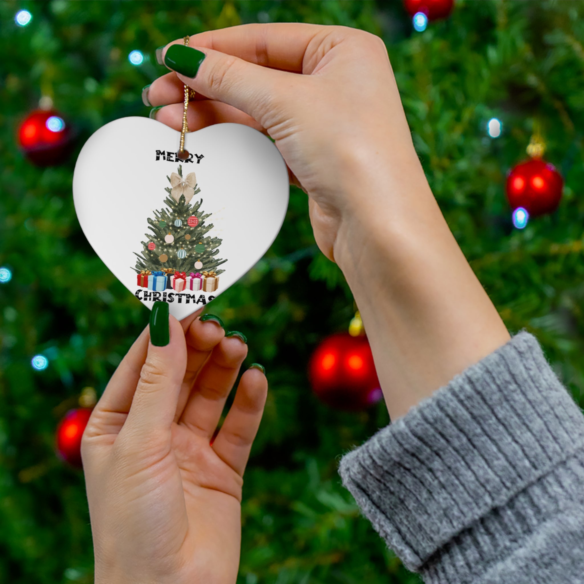 Ceramic Ornament, 4 Shapes