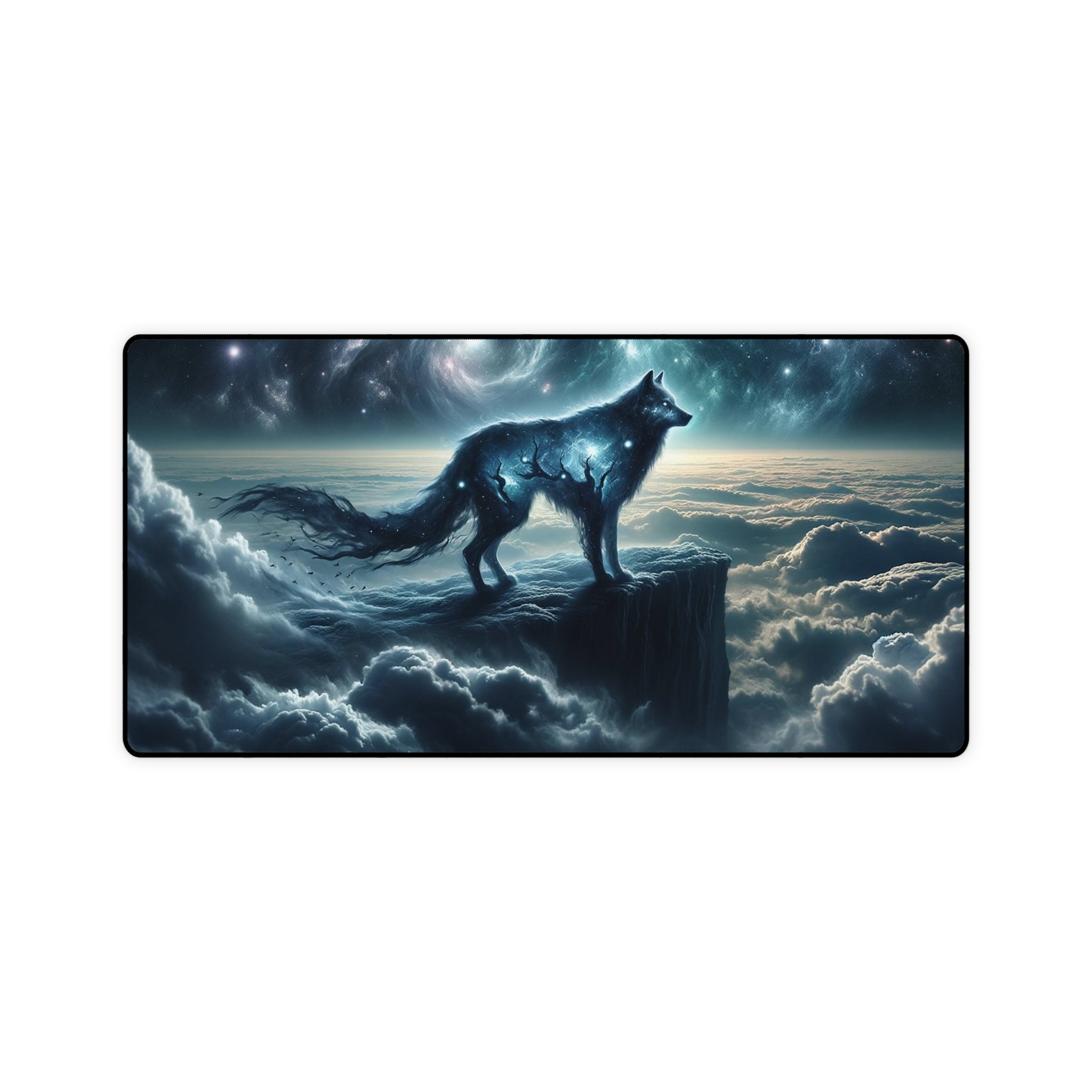 Celestial Wolf Desk Mat