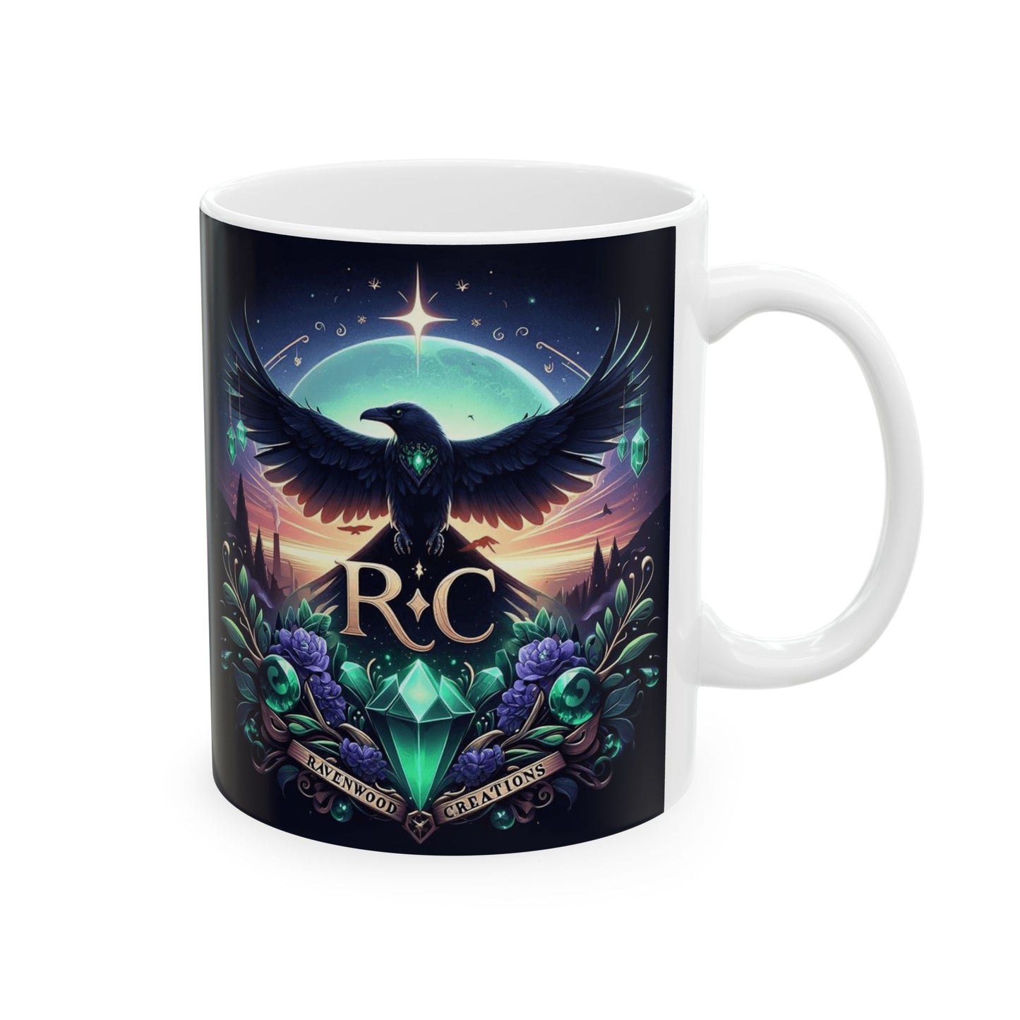 Ravenwood Creations Custom Coffee Mug | 11oz & 15oz | Microwave Safe