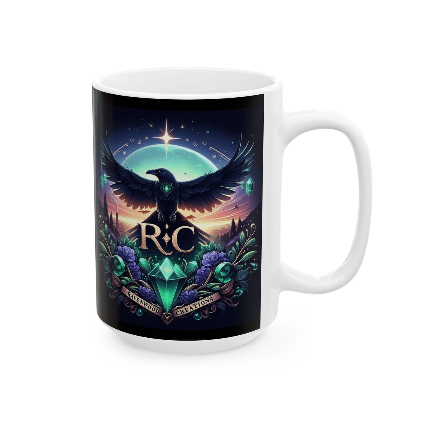Ravenwood Creations Custom Coffee Mug | 11oz & 15oz | Microwave Safe