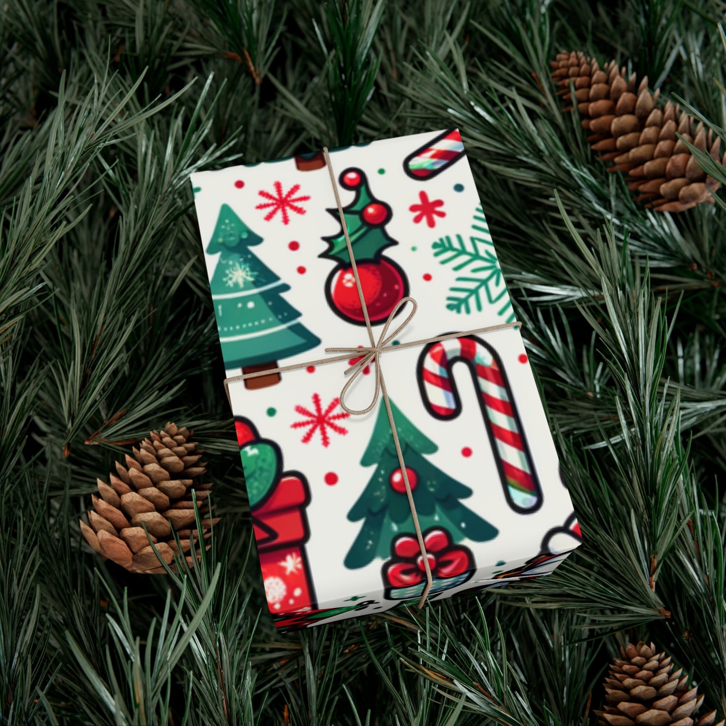 Wrap Up the Magic: Santa and Reindeer Gift Wrap Paper for Memorable Presents