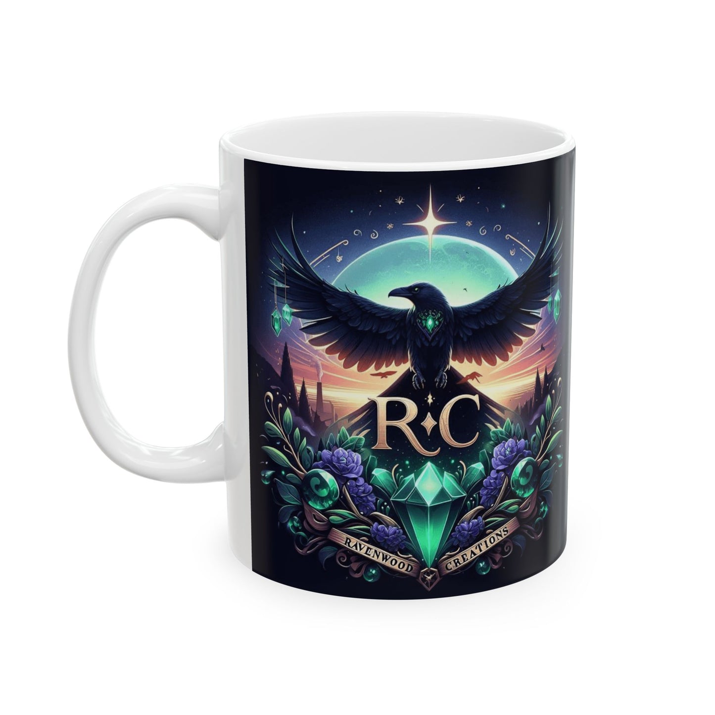 Ravenwood Creations Custom Coffee Mug | 11oz & 15oz | Microwave Safe