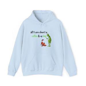 Cozy Grinch & Dog Print Hoodie Sweatshirt for Ultimate Comfort