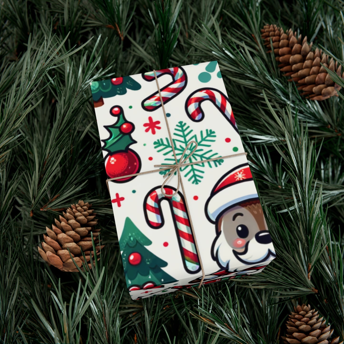 Wrap Up the Magic: Santa and Reindeer Gift Wrap Paper for Memorable Presents