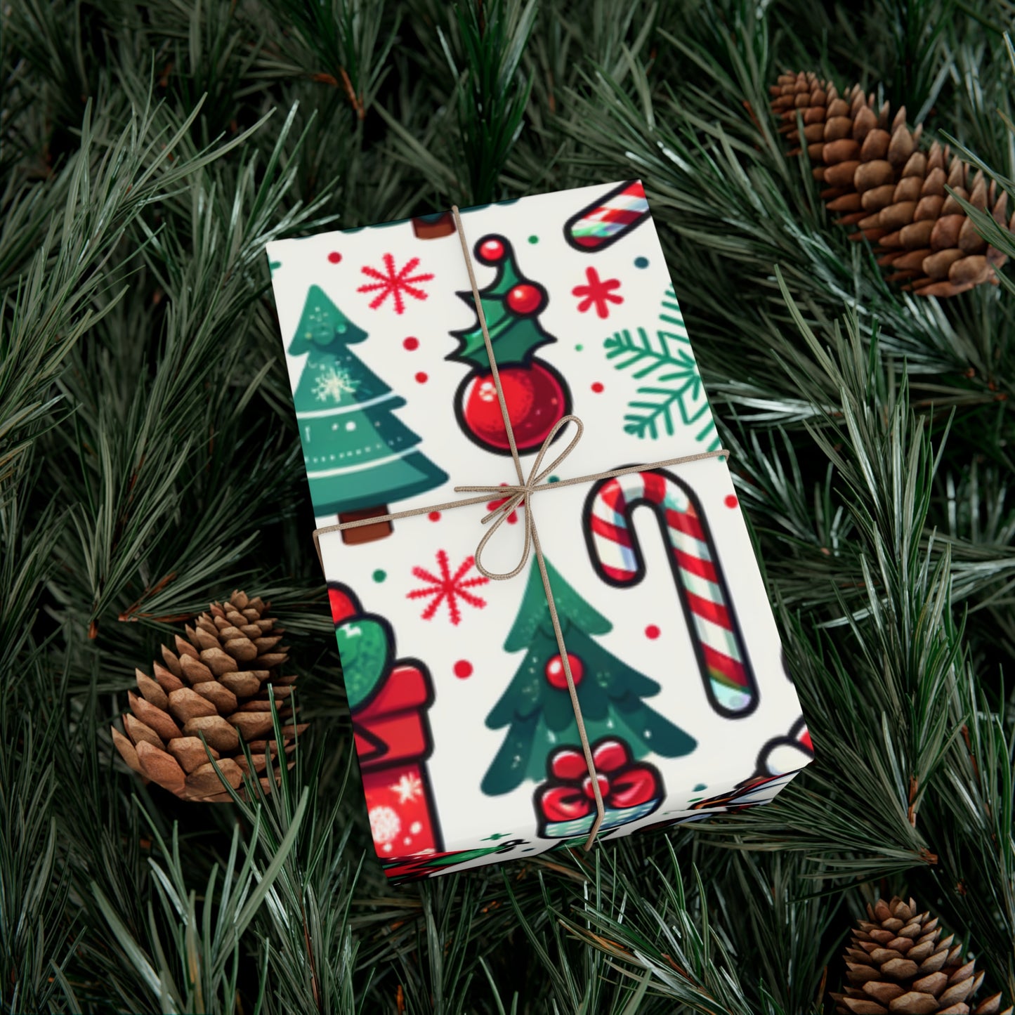 Wrap Up the Magic: Santa and Reindeer Gift Wrap Paper for Memorable Presents