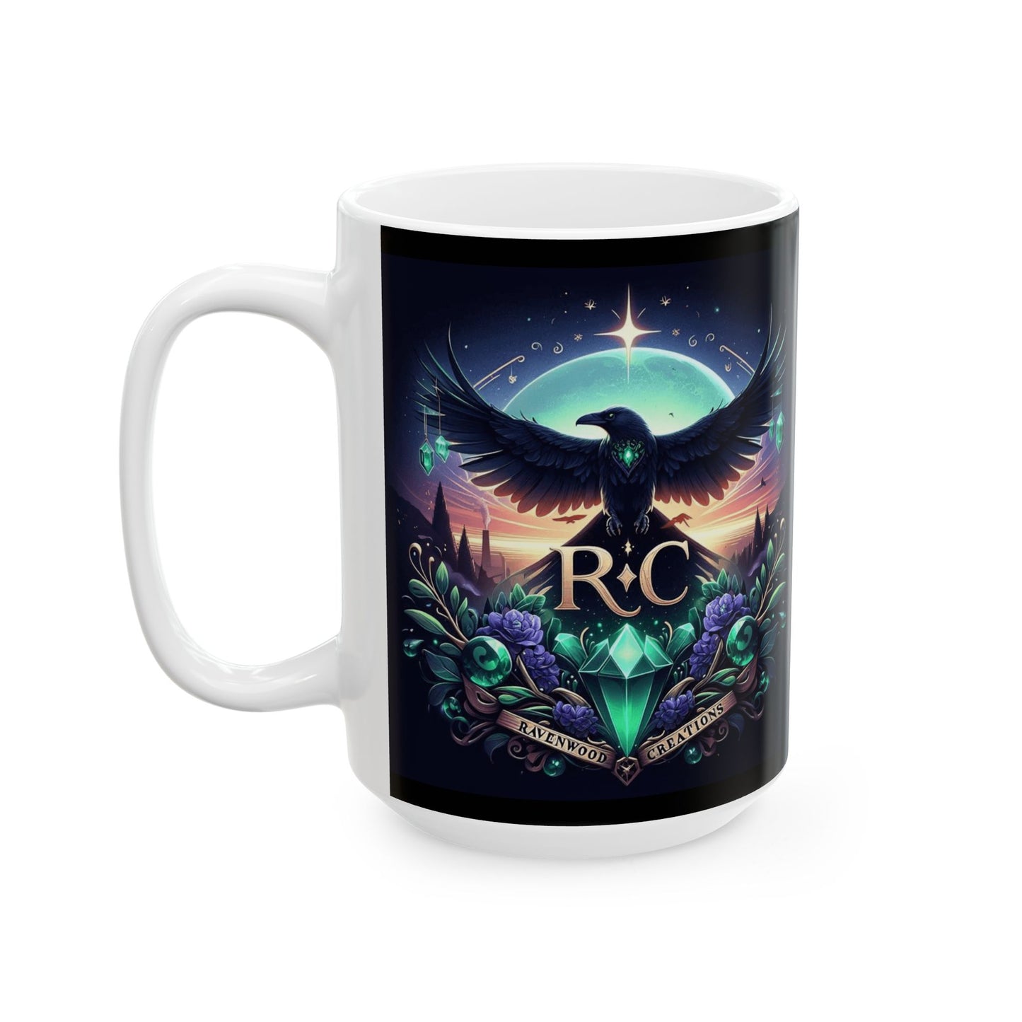 Ravenwood Creations Custom Coffee Mug | 11oz & 15oz | Microwave Safe