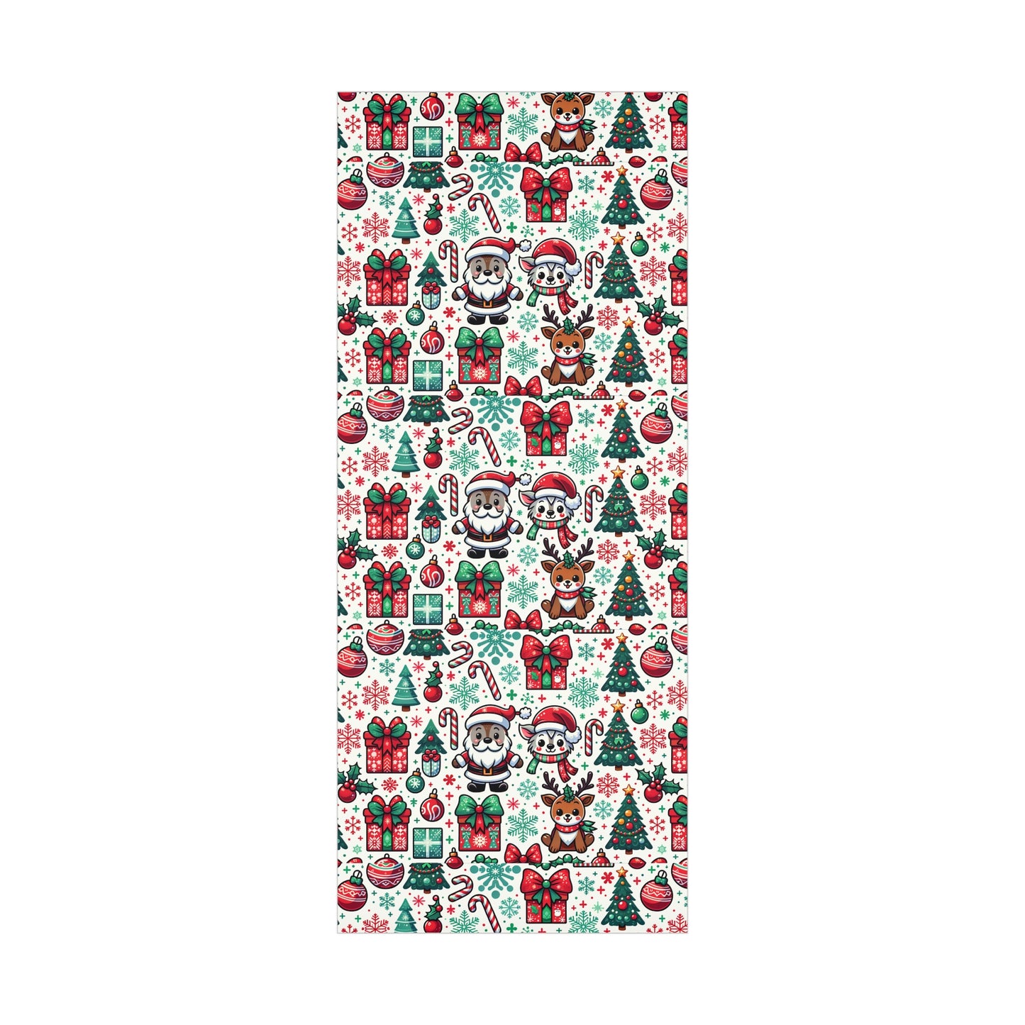 Wrap Up the Magic: Santa and Reindeer Gift Wrap Paper for Memorable Presents