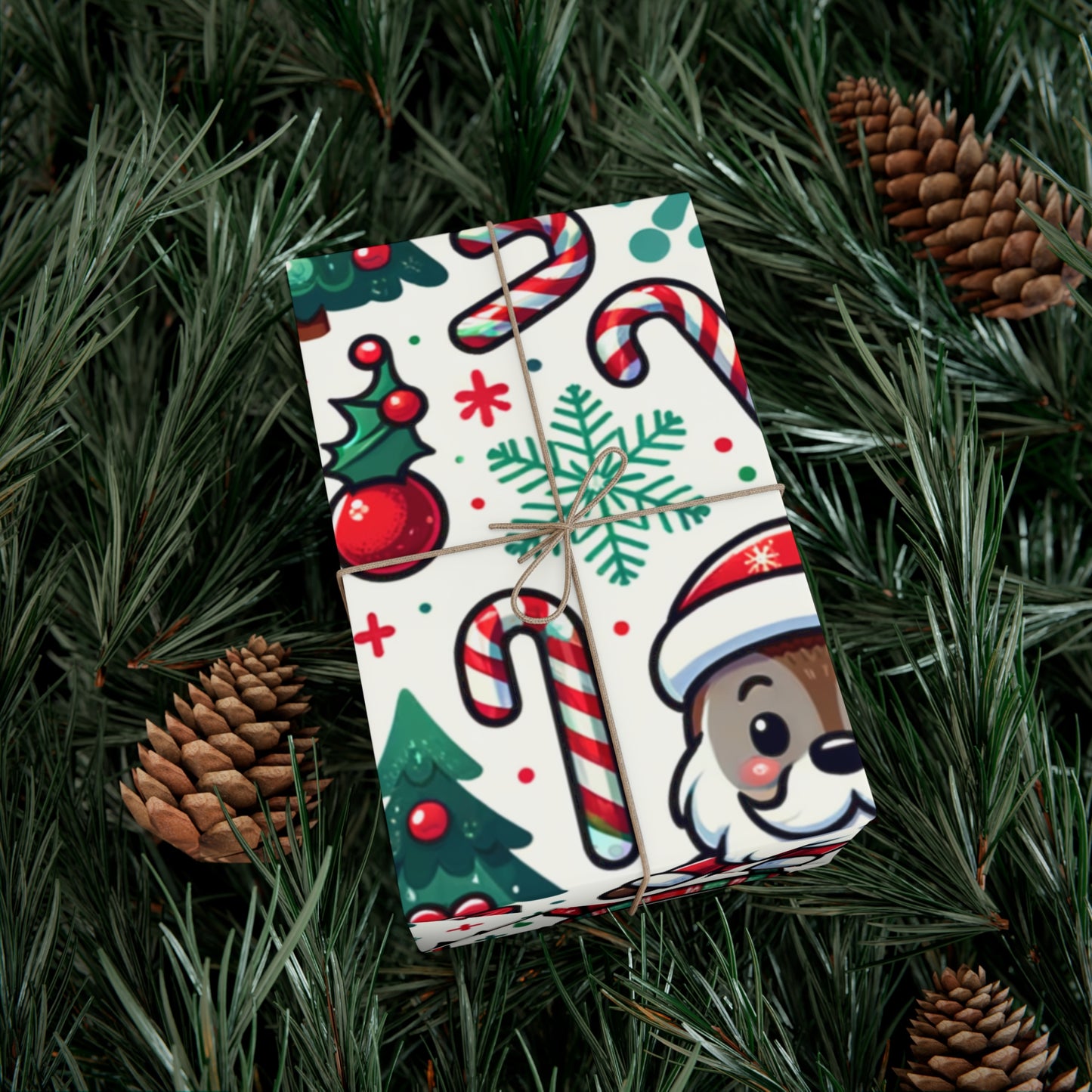 Wrap Up the Magic: Santa and Reindeer Gift Wrap Paper for Memorable Presents