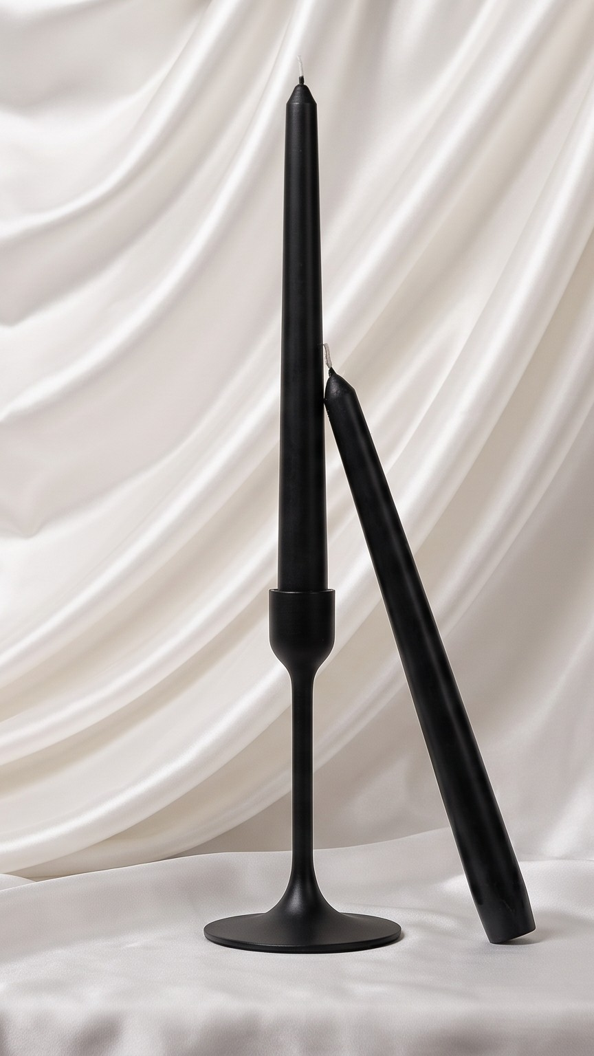 Black Tapered Ritual Candle